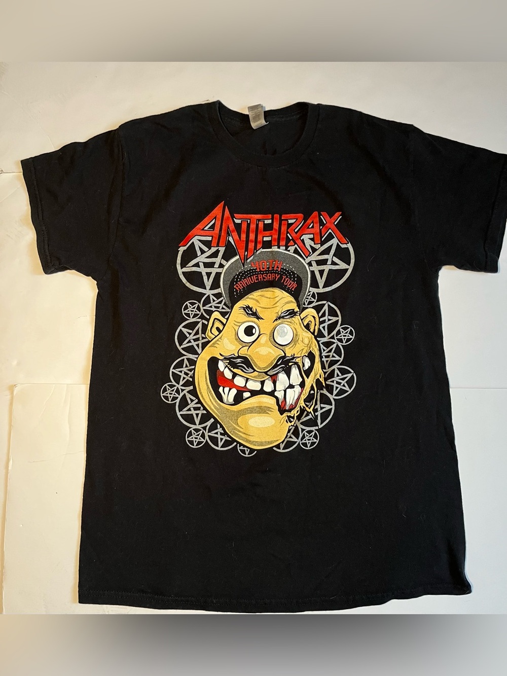 Anthrax Tour Shirt 2023 Black Label Society Exodus 40th Anniversary Concert Tee